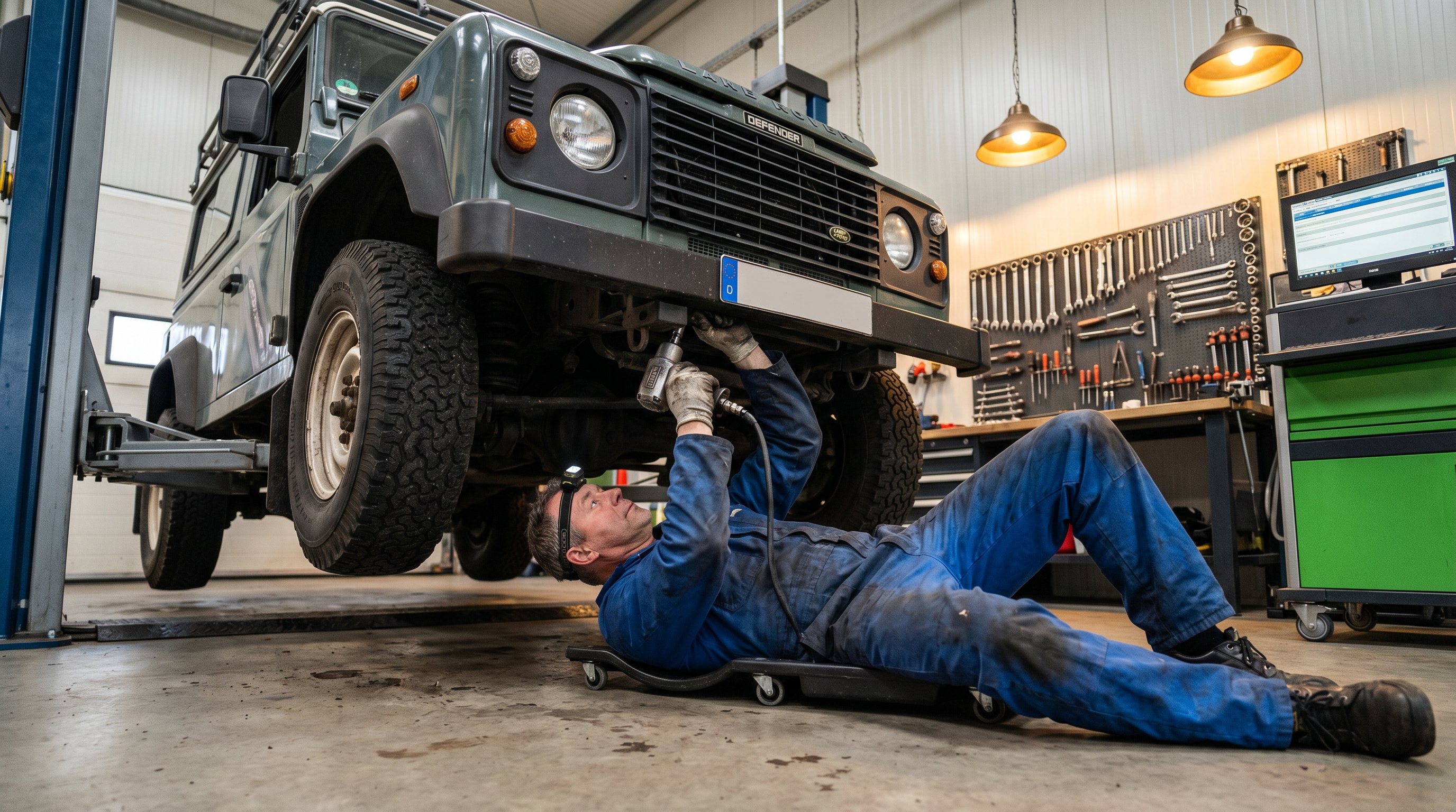 色虎修车技师日常工作纪录视频