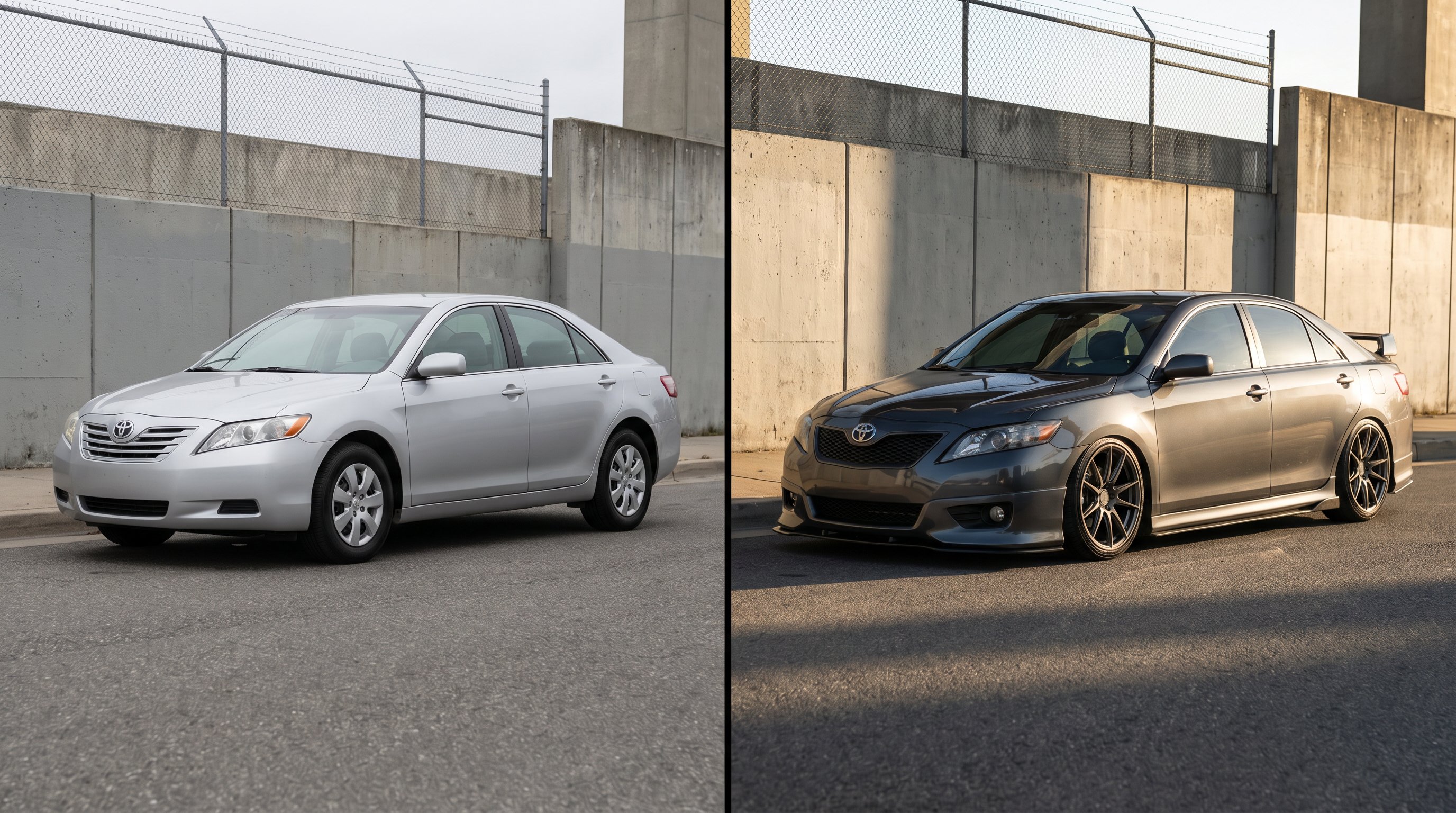 色虎轿车改装前后对比视频展示